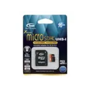 Team - flash memory card - 16 GB - microSDHC UHS-I Team group - 1
