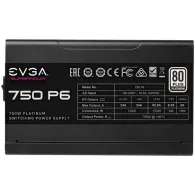 PSU EVGA SuperNOVA 750 P6 Fully Modular Evga - 1