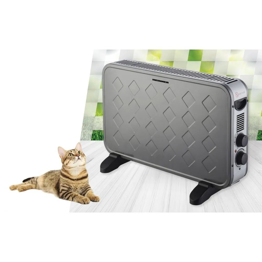 Convector heinner hcvh-y2000tsl 2 setari de temperatura: 1250/2000w termostat ajustabil Heinner - 1
