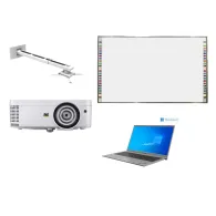 Pachet tabla interactiva evoboard 95 videoproiector viewsonic  suport videoproiector laptop yashi suzuka yp-01515 Evoboard - 1