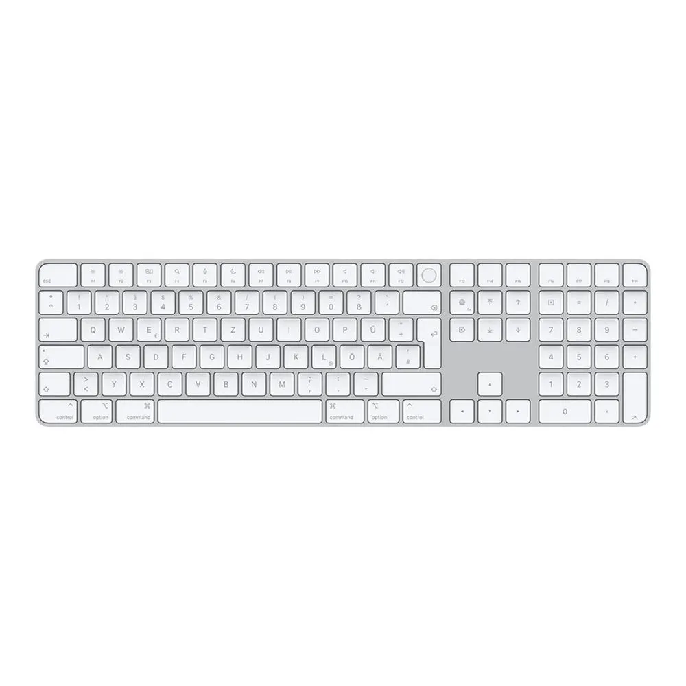 Apple Magic Keyboard with Touch ID - White Apple - 1