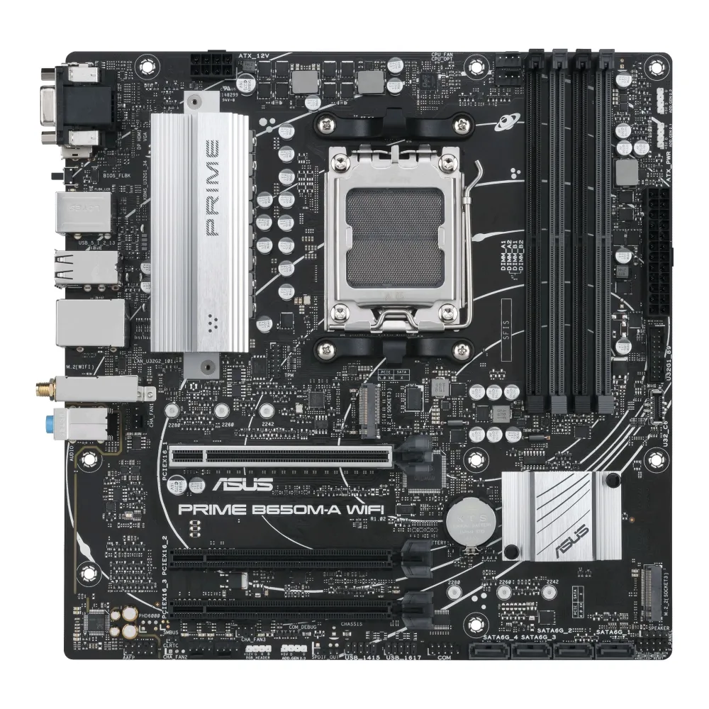 Placa de baza ASUS PRIME B650M-A WIFI-CSM AMD B650 Mufă AM5 micro-ATX Asus - 1