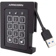 Apricorn Aegis Padlock SSD - solid state drive - 4 TB - USB 3.2 Gen 1 - TAA Compliant Apricorn - 1