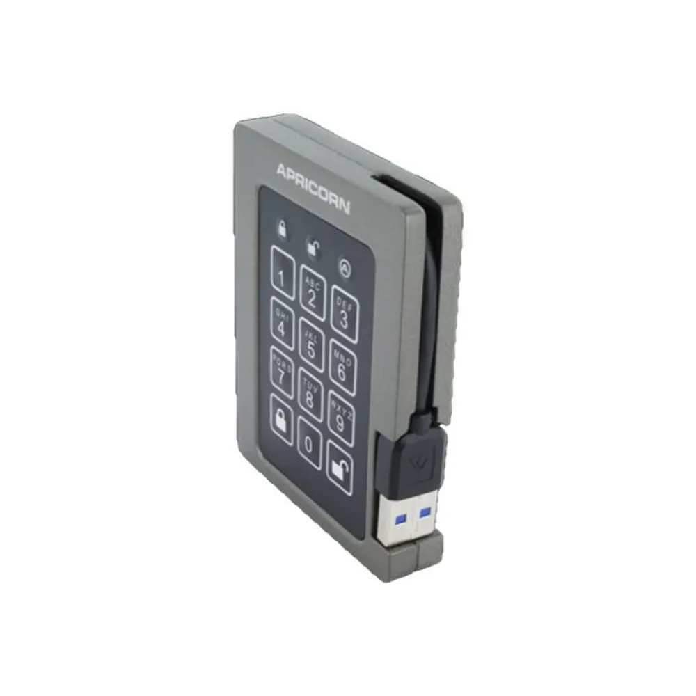 Apricorn Aegis Padlock SSD ASSD-3PL256-2TBF - solid state drive - 2 TB - USB 3.0 Apricorn - 1