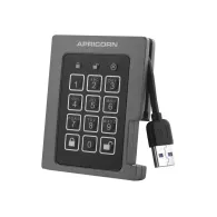 Apricorn External Hard Drive Aegis Padlock  - 240 GB - USB 3.2 - Black/Grey Apricorn - 1