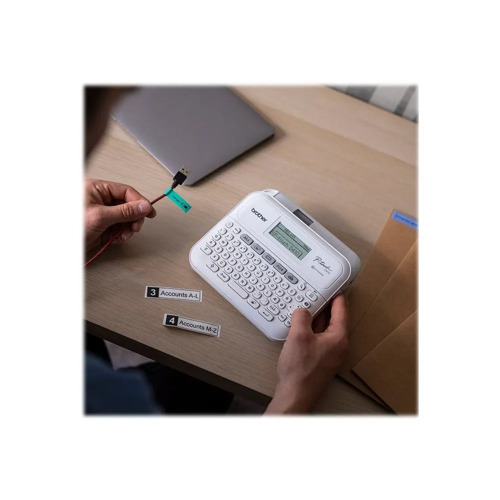 Brother P-Touch PT-D410 - labelmaker - B/W - thermal transfer Brother - 1