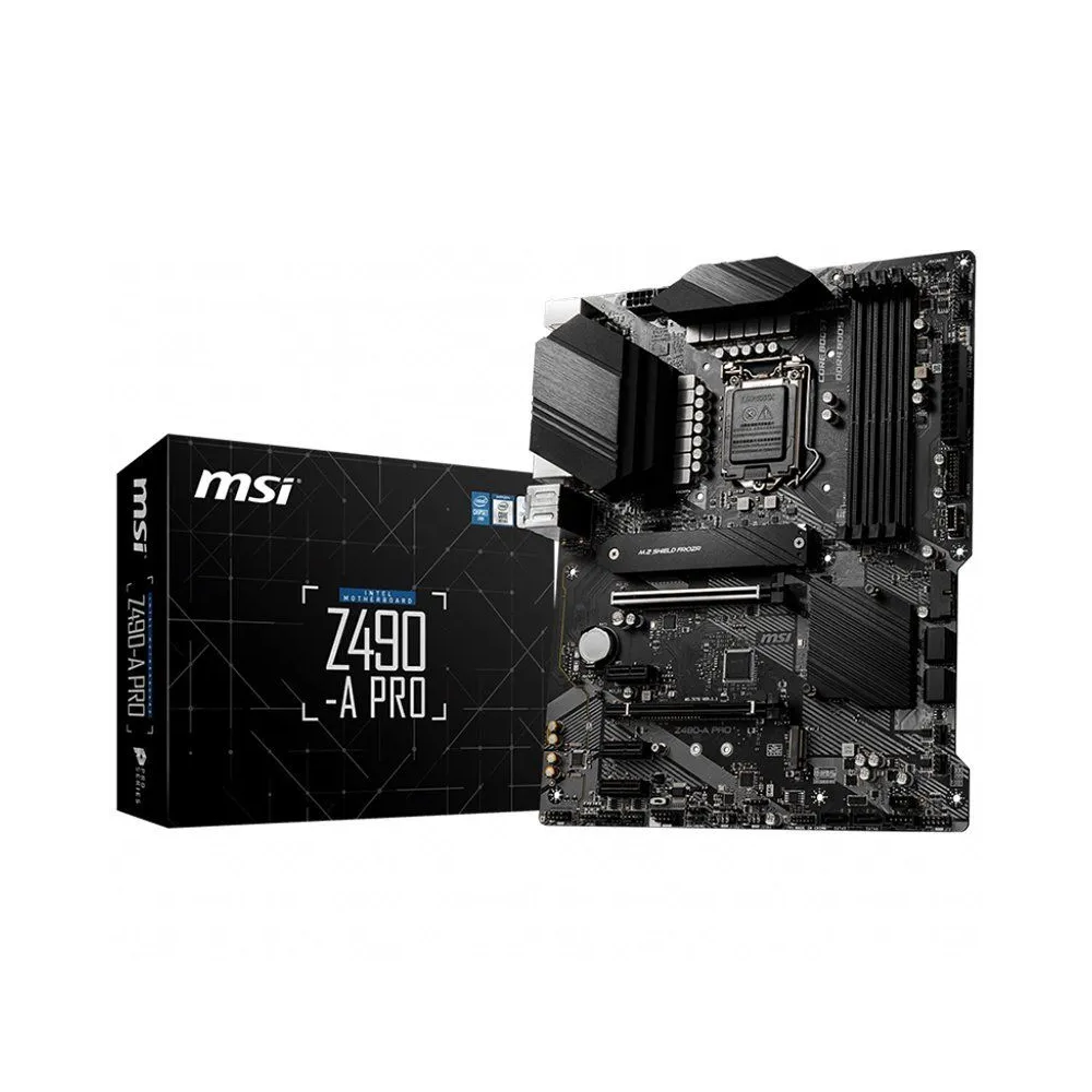 Msi z490-a pro atx lga 1200 socket 2x pci-e 3.0 Msi - 1