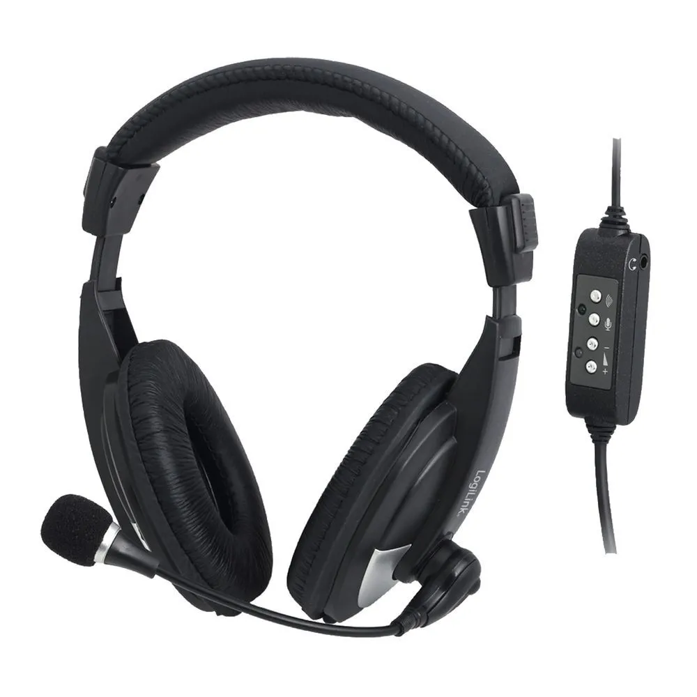 LogiLink USB Stereo Headset High Quality - headset Logilink - 1