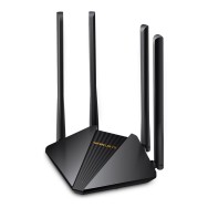 Router mercusys wireless 1200mbps 2 porturi lan gigabit 1 port wan gigabit dual band ac1200 4 x antena externa mr30g (include ti