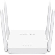 Router mercusys wireless 1200mbps 2 porturi lan 10/100 mbps 1 x wan 10/100 mbps 4 x antene externe dual band ac1200 ac10 (includ