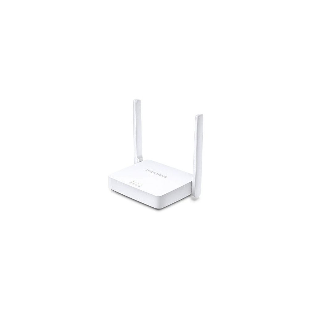 Router mercusys wireless  300mbps 2 porturi 10/100mbps 2 antene externe mw301r (include timbru verde 1.5 lei) Mercusys - 1