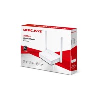 Router mercusys wireless  300mbps 2 porturi 10/100mbps 2 antene externe mw301r (include timbru verde 1.5 lei) Mercusys - 1