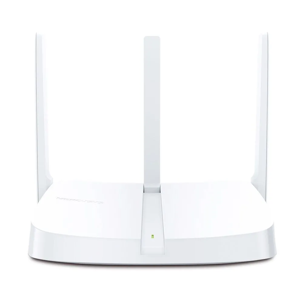 Router mercusys wireless  300mbps 1 x 10/100mbps wan 3 x 10/100mbps lan 3 x antene externe mw306r (include timbru verde 1.5 lei)