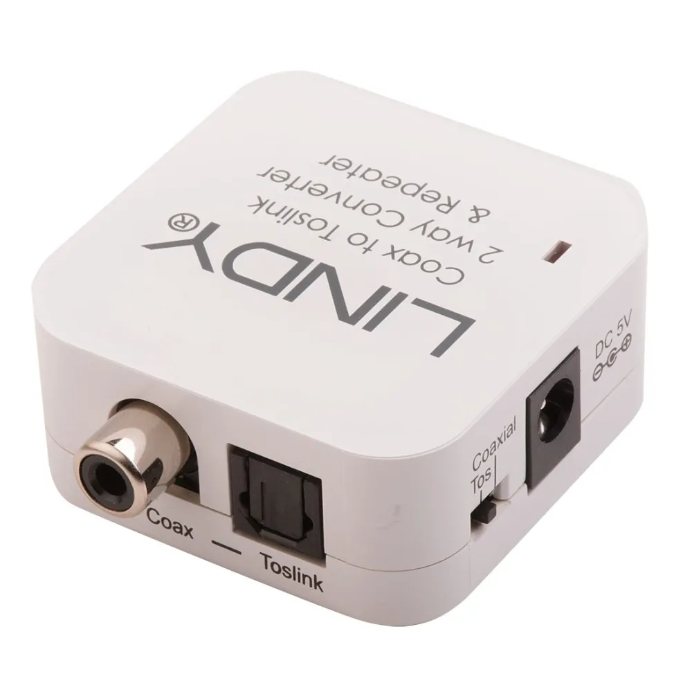 Lindy 70411 adaptor mufă cablu Toslink RCA Alb Lindy - 1