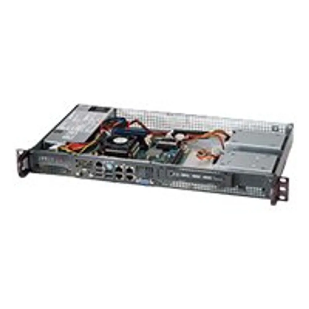 Supermicro SC505 203B - rack-mountable - 1U - mini ITX Supermicro - 1