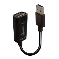 Lindy 43172 adaptor grafic USB Negru Lindy - 1