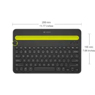 Logitech Bluetooth® Multi-Device Keyboard K480 tastaturi QWERTZ Germană Alb Logitech - 6