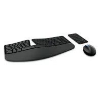 Microsoft Sculpt Ergonomic Desktop tastaturi RF fără fir Germană Mouse inclus Negru Microsoft - 1