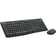 Logitech MK295 Silent Wireless Combo tastaturi Mouse inclus USB QWERTZ Germană Grafit Logitech - 3
