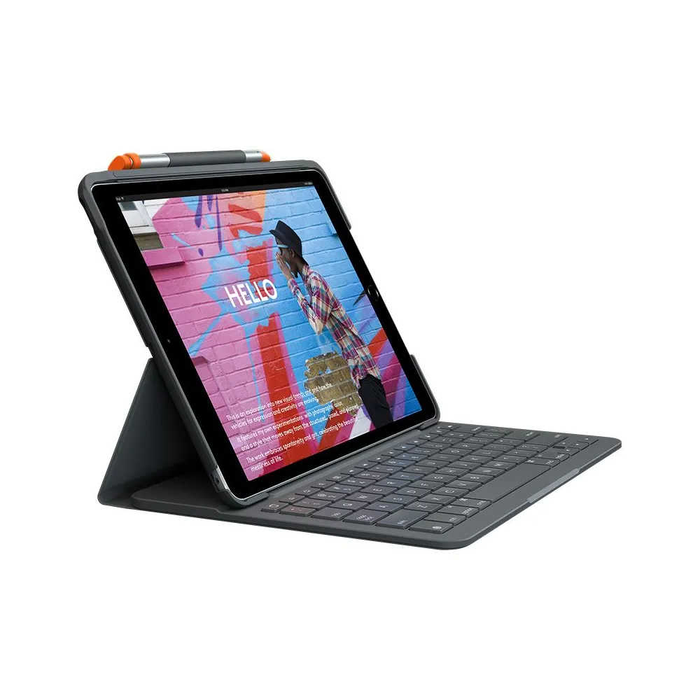 Logitech Slim Folio Grafit Bluetooth QWERTZ Germană Logitech - 1