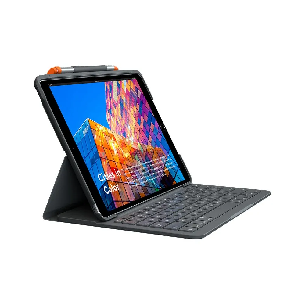 Logitech Slim Folio for iPad Air (3rd generation) Grafit Bluetooth QWERTZ Germană Logitech - 1