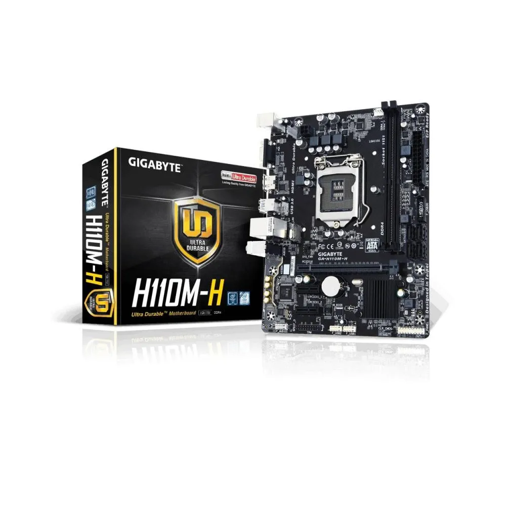 Placa de baza gigabyte socket lga1151 h110m-h intel h110expresschipset 2*ddr4 Gigabyte - 1