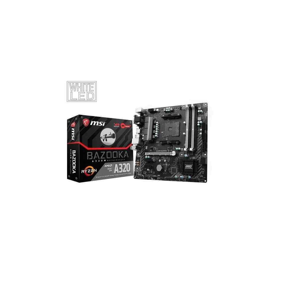 Placa de baza msi socket am4 a320m bazooka dual memory Msi - 1
