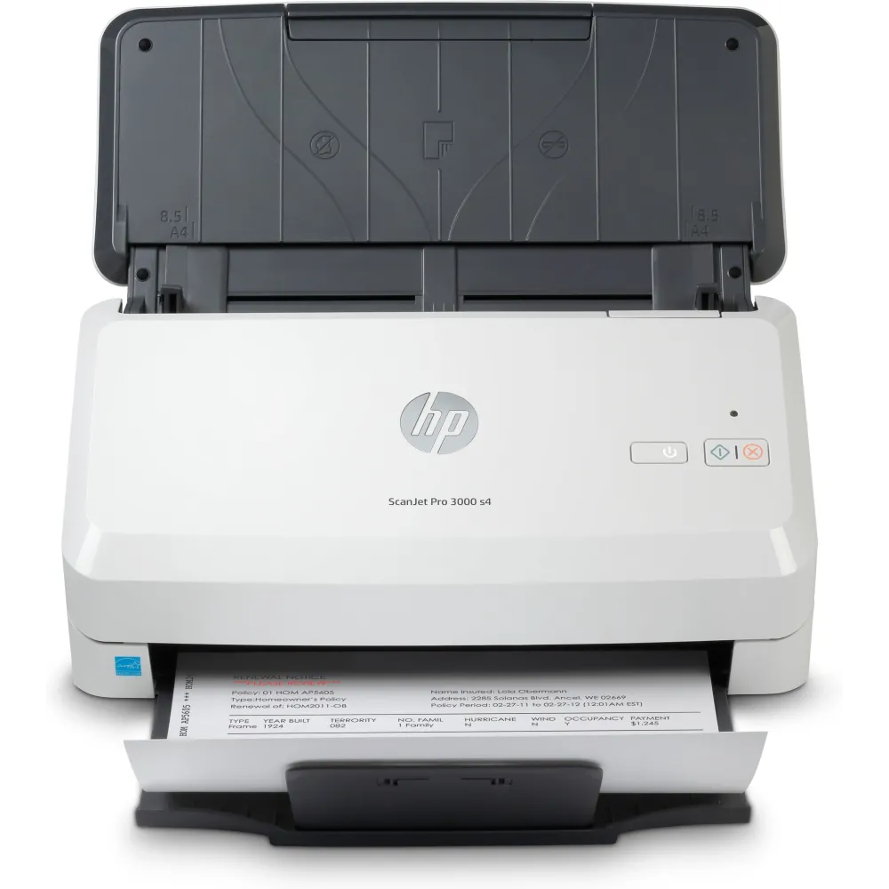 HP Scanjet Pro 3000 s4 Sheet-fed scaner 600 x 600 DPI A4 Negru, Alb Hp - 1