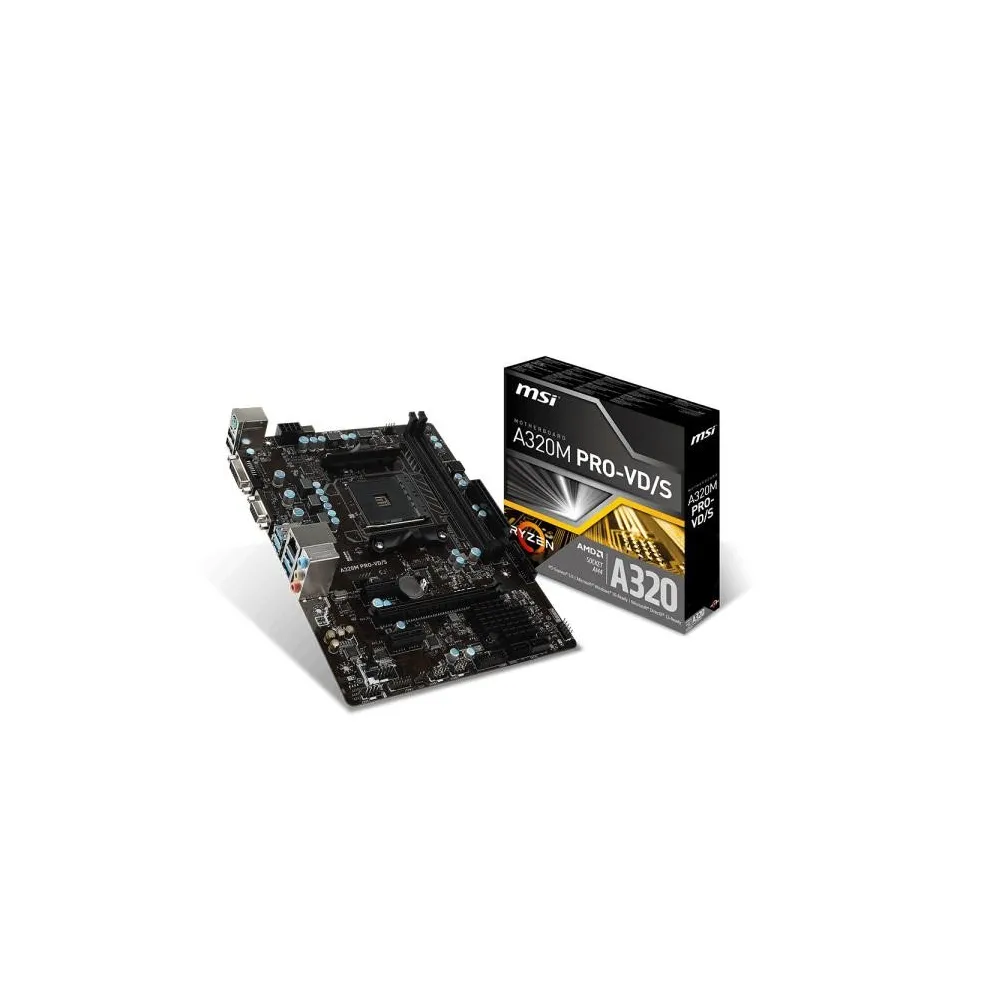 Placa de baza msi socket am4 a320m pro-vd/s dual memory Msi - 1