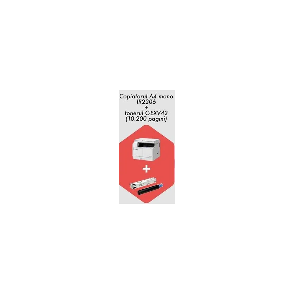 Pachet format din : ir2206 si toner c-exv42 Canon - 1