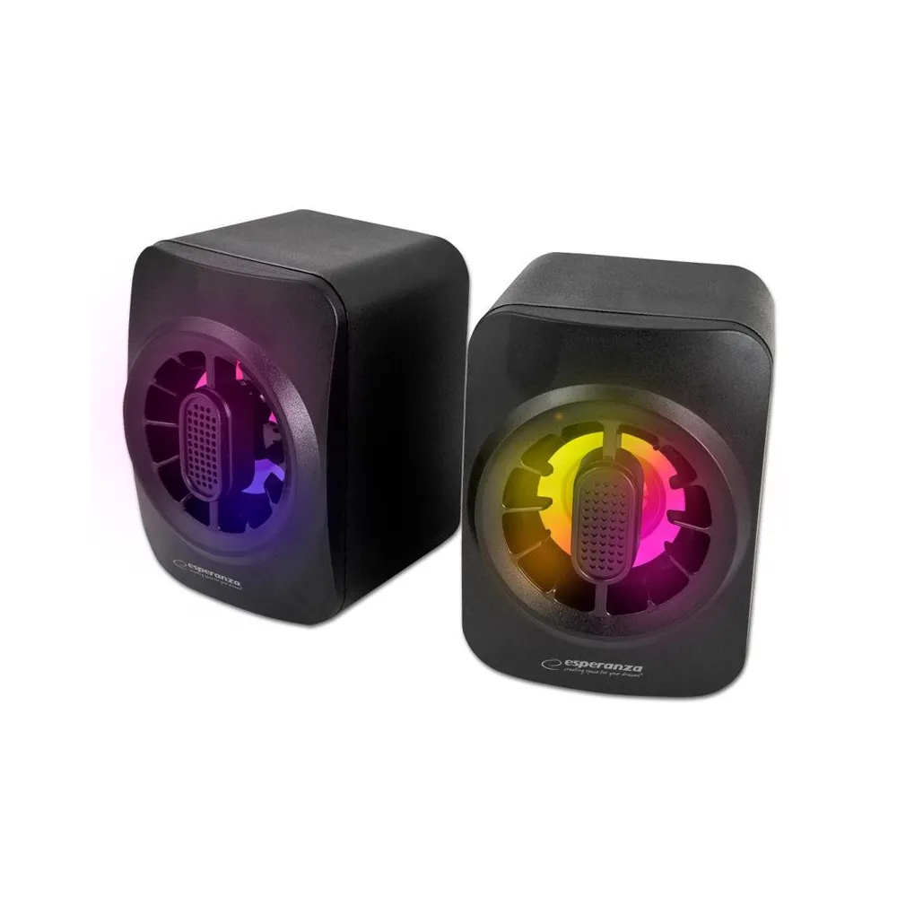 Set difuzoare usb 2.0 rainbow esperanza Esperanza - 1