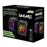 Set difuzoare usb 2.0 rainbow esperanza Esperanza - 1