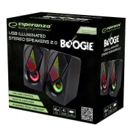Boxe 2.0 usb led rainbow boogie esperanza Esperanza - 1