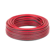 Cablu difuzor cca 2x0.75mm rosu/negru 25m  - 1