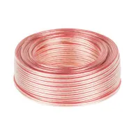 Cablu difuzor cca 2x1.50mm transparent 25m  - 1
