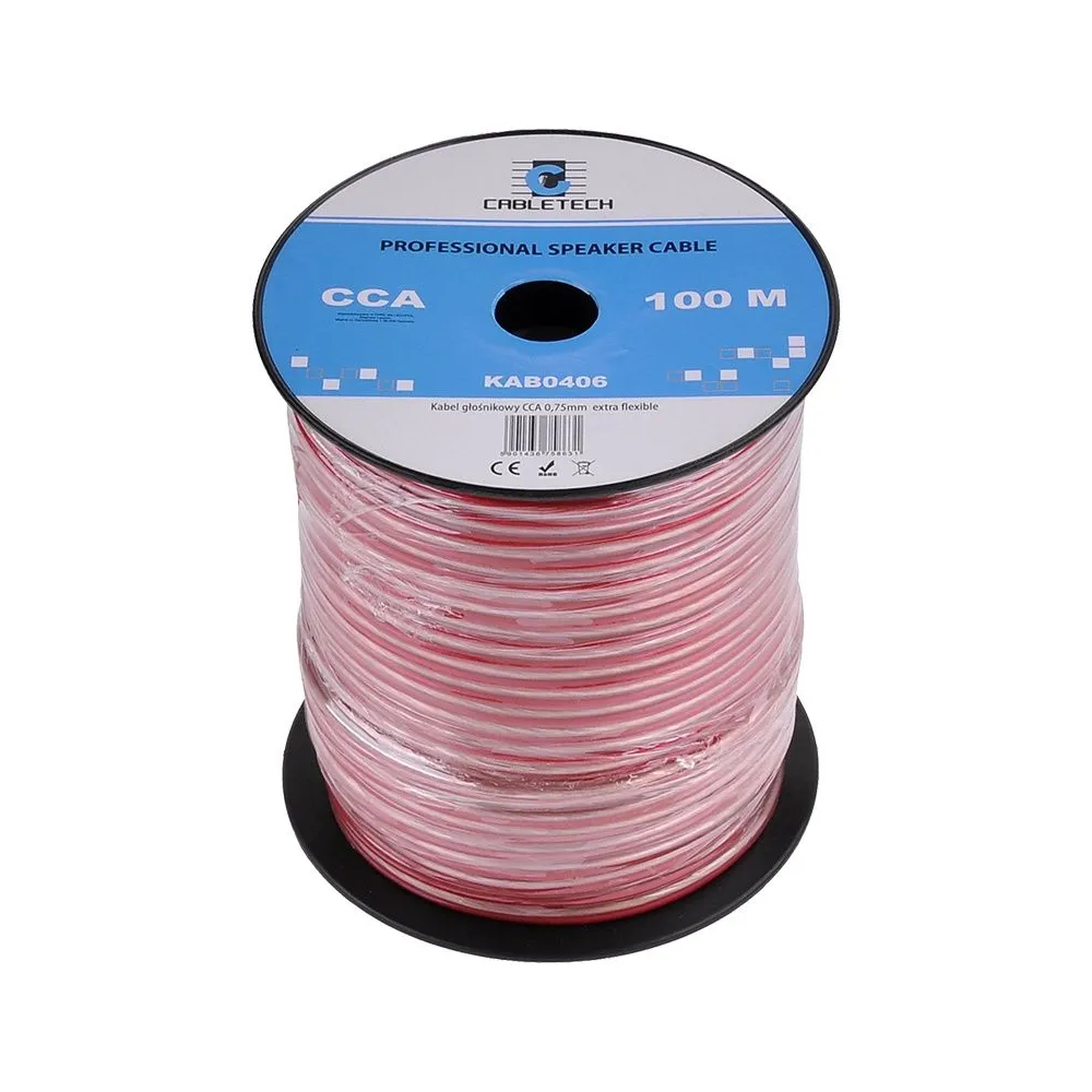 Cablu difuzor super flexibil cca 2x0.75mm 100 Cabletech - 1