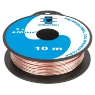 Cablu difuzor cca 2x4.0mm rosu/negru 10m Cabletech - 1