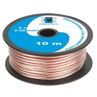 Cablu difuzor cca 2x2.50mm rosu/negru 10m Cabletech - 1