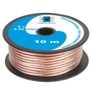 Cablu difuzor cca 2x2.50mm rosu/negru 10m Cabletech - 1