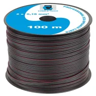 Cablu difuzor cca 2x0.16mm negru 100m  - 1