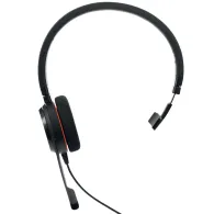 Jabra Evolve 20 MS Mono Căști Prin cablu Bandă de fixare pe cap Birou/Call center USB Tip-A Negru Jabra - 3