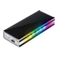 LC Power LC-M2-C-MULTI-RGB - storage enclosure - M.2 NVMe Card / SATA 10Gb/s - USB 3.2 (Gen 2) Lc-power - 1