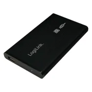 LogiLink Enclosure 25 inch S-ATA HDD USB 2.0 Alu - storage enclosure - SATA 1.5Gb/s - USB 2.0 Logilink - 1