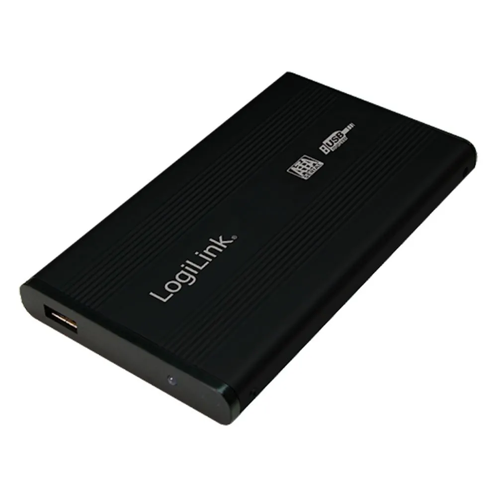LogiLink Enclosure 25 inch S-ATA HDD USB 2.0 Alu - storage enclosure - SATA 1.5Gb/s - USB 2.0 Logilink - 1