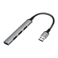 USB Hub Logilink USB 3.0 4-Port Slim Aluminum Grey Logilink - 1