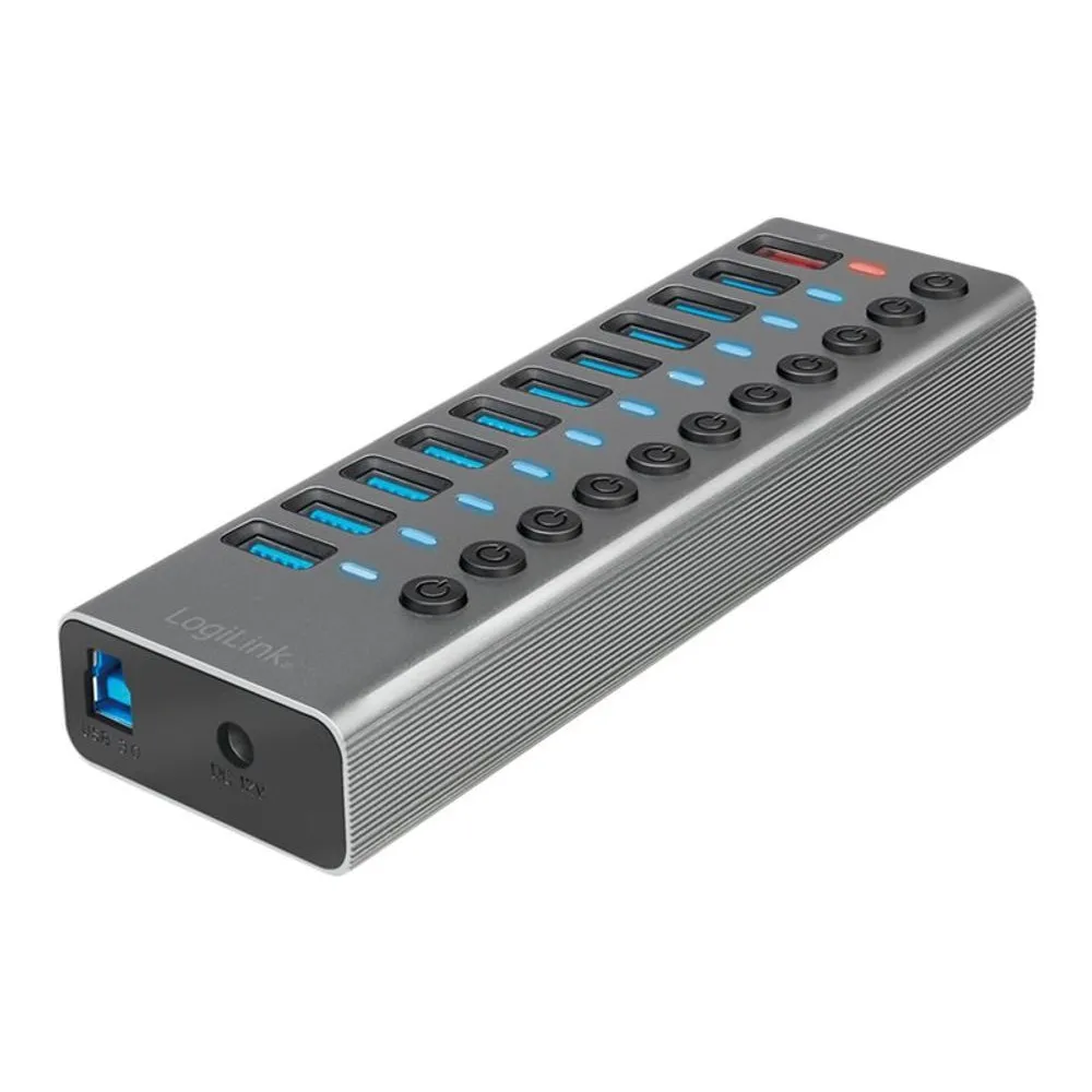 LogiLink - hub - 11 ports Logilink - 1