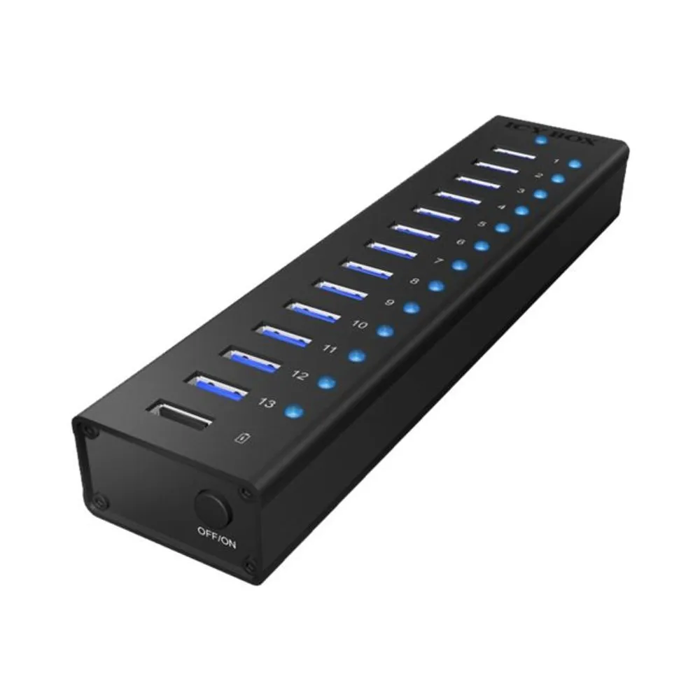 RaidSonic ICY BOX IB-AC6113 - hub - 13 ports Raidsonic - 1