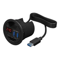 RaidSonic ICY BOX IB-Hub1404 - hub - 3 ports Raidsonic - 1