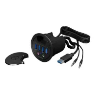 RaidSonic ICY BOX IB-HUB1403A - hub - 4 ports Raidsonic - 1