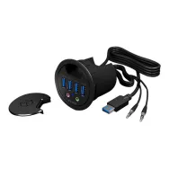 RaidSonic ICY BOX IB-HUB1403A - hub - 4 ports Raidsonic - 1